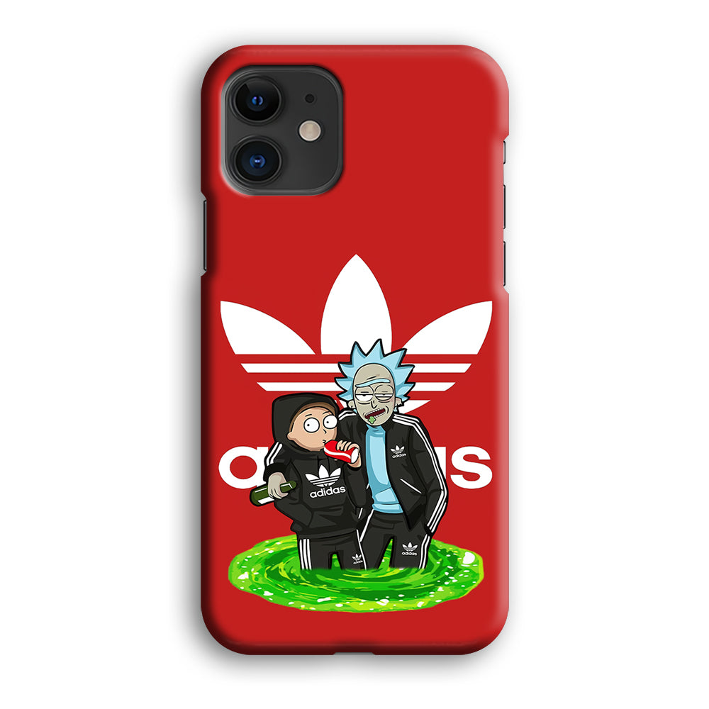 Adidas Rick and Morty Portal iPhone 12 Mini Case