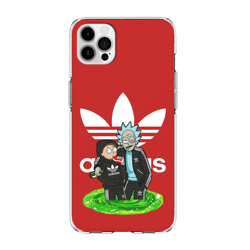 Adidas Rick and Morty Portal iPhone 12 Pro Case