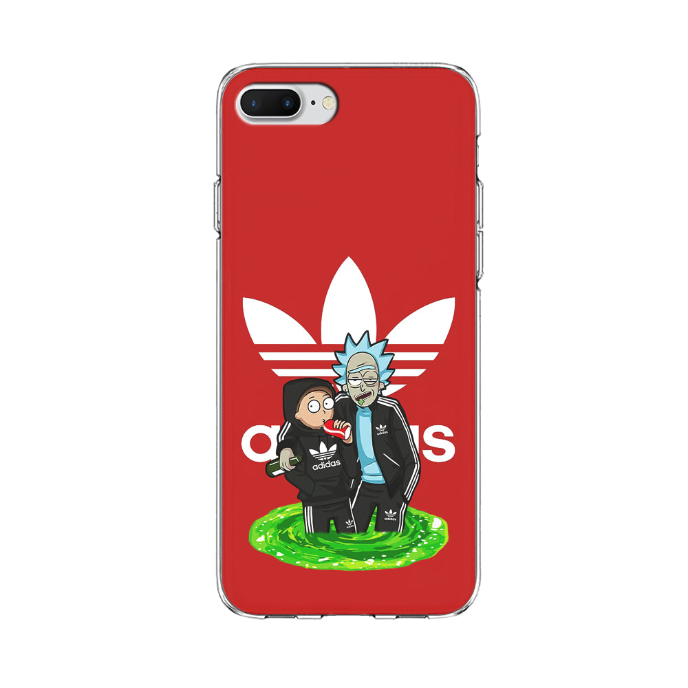 Adidas Rick and Morty Portal iPhone 7 Plus Case