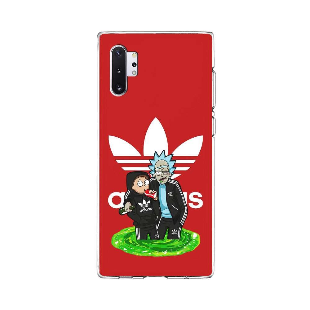 Adidas Rick and Morty Portal Samsung Galaxy Note 10 Plus Case