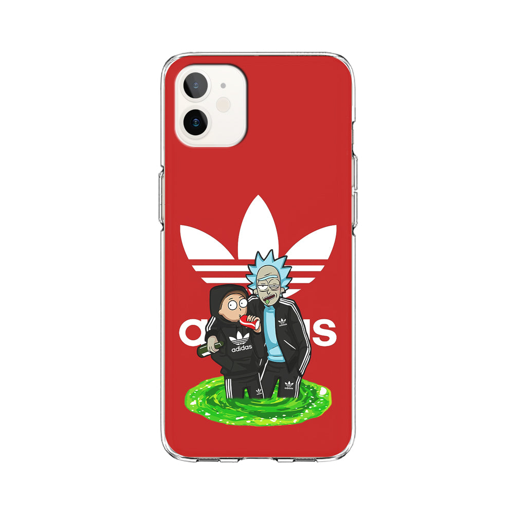 Adidas Rick and Morty Portal iPhone 12 Mini Case