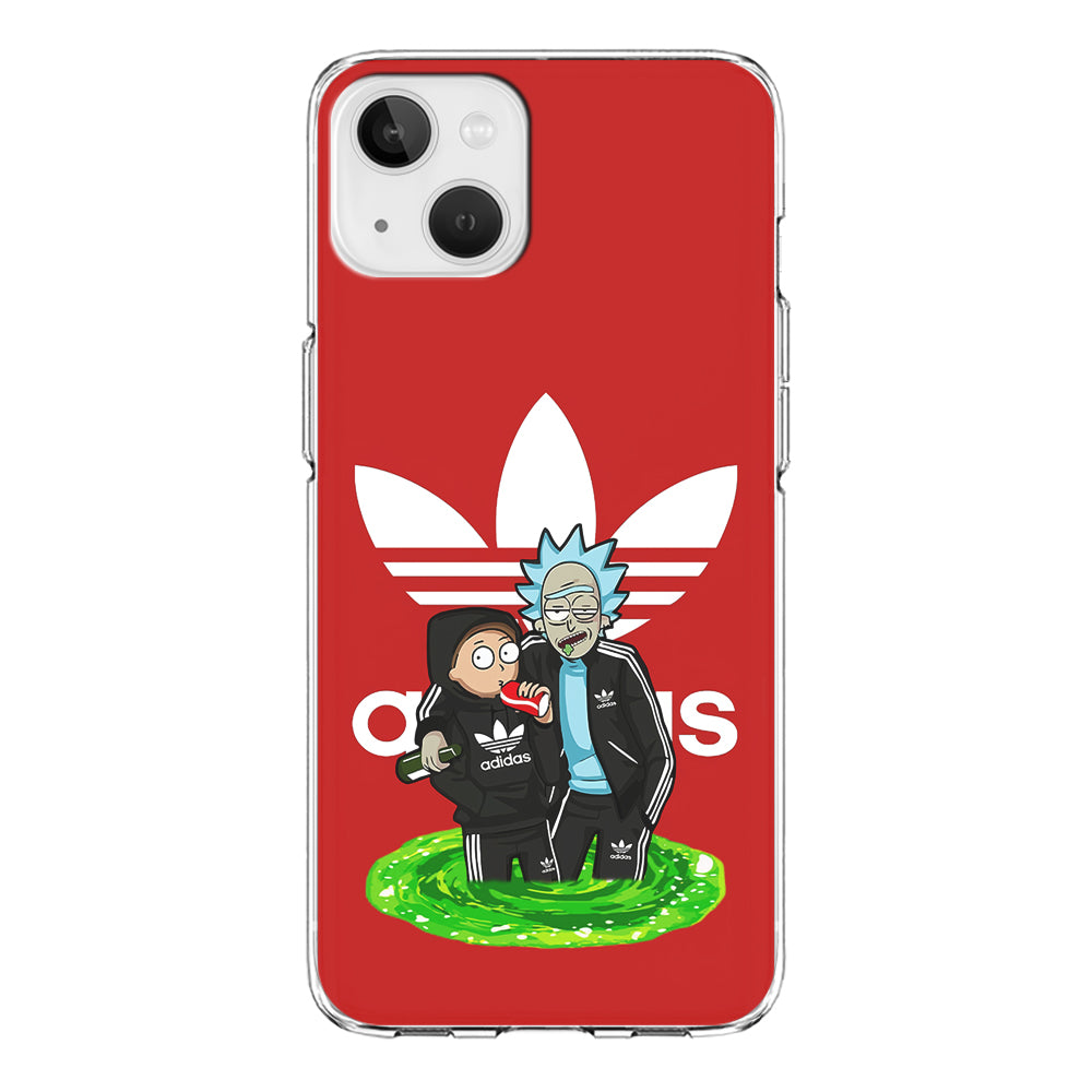 Adidas Rick and Morty Portal iPhone 13 Mini Case