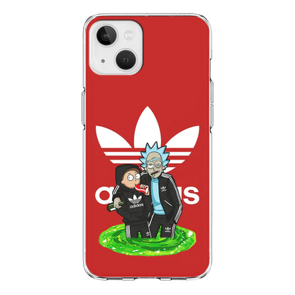 Adidas Rick and Morty Portal iPhone 15 Case