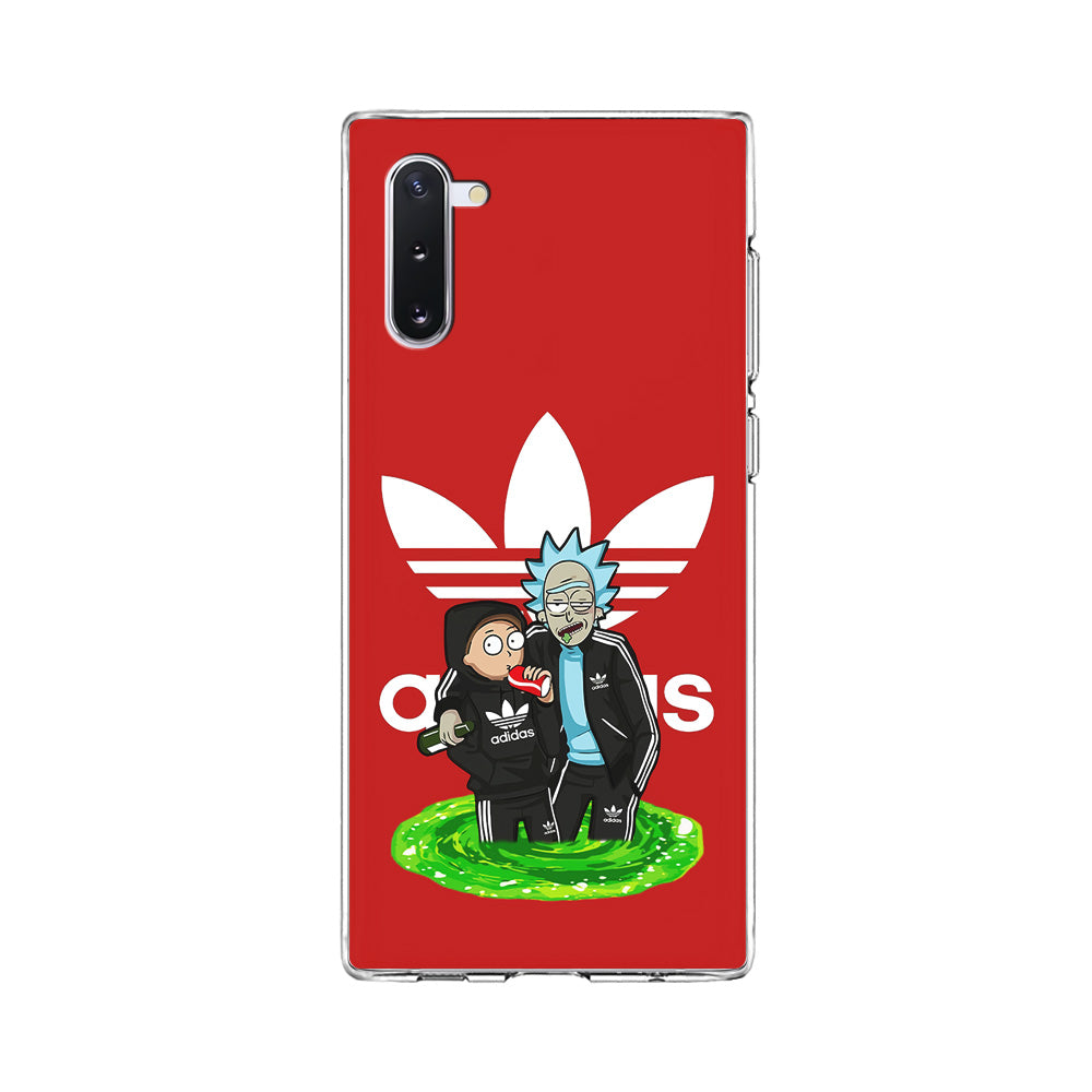 Adidas Rick and Morty Portal Samsung Galaxy Note 10 Case