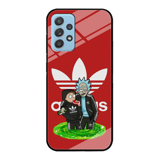 Adidas Rick and Morty Portal Samsung Galaxy A52 Case