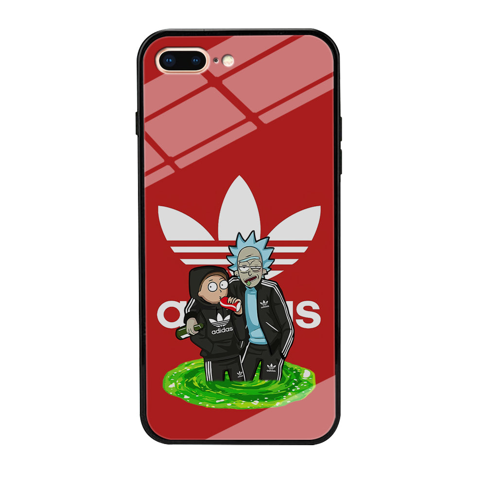 Adidas Rick and Morty Portal iPhone 7 Plus Case