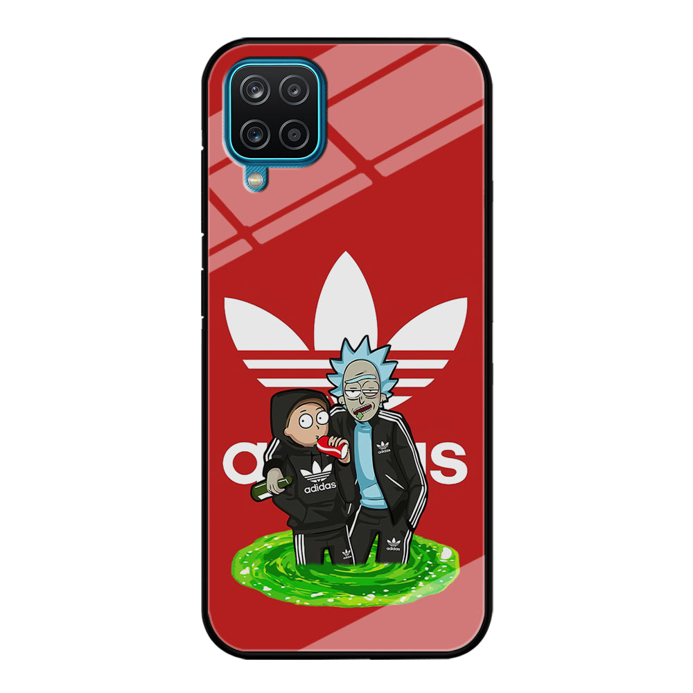 Adidas Rick and Morty Portal Samsung Galaxy A12 Case