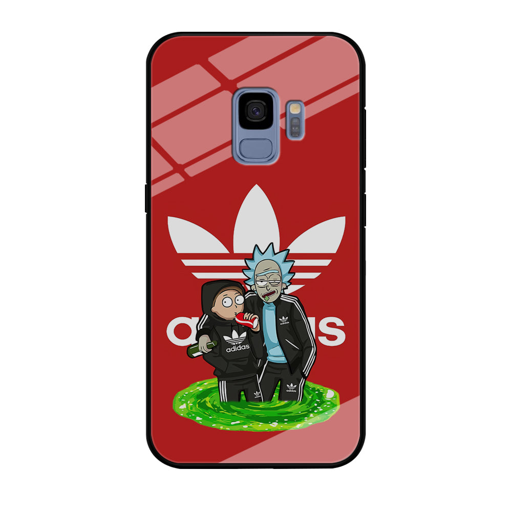 Adidas Rick and Morty Portal Samsung Galaxy S9 Case