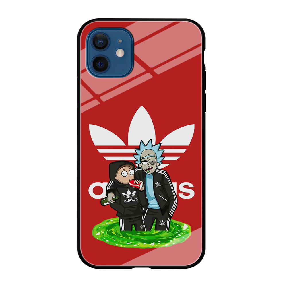 Adidas Rick and Morty Portal iPhone 12 Mini Case