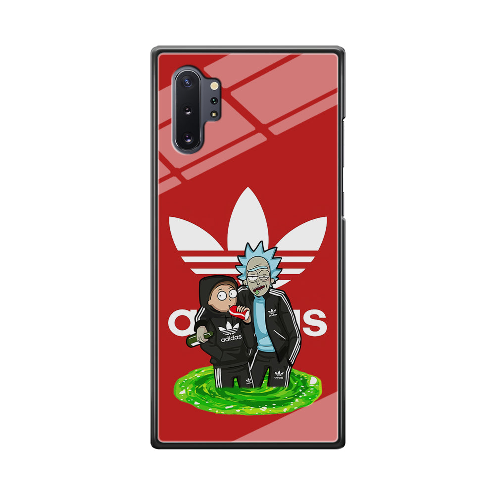 Adidas Rick and Morty Portal Samsung Galaxy Note 10 Plus Case