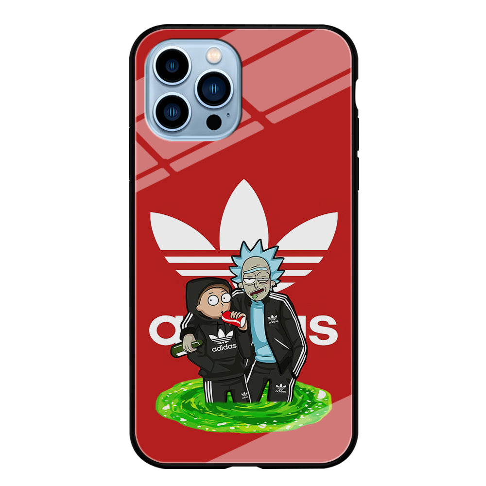 Adidas Rick and Morty Portal iPhone 13 Pro Case