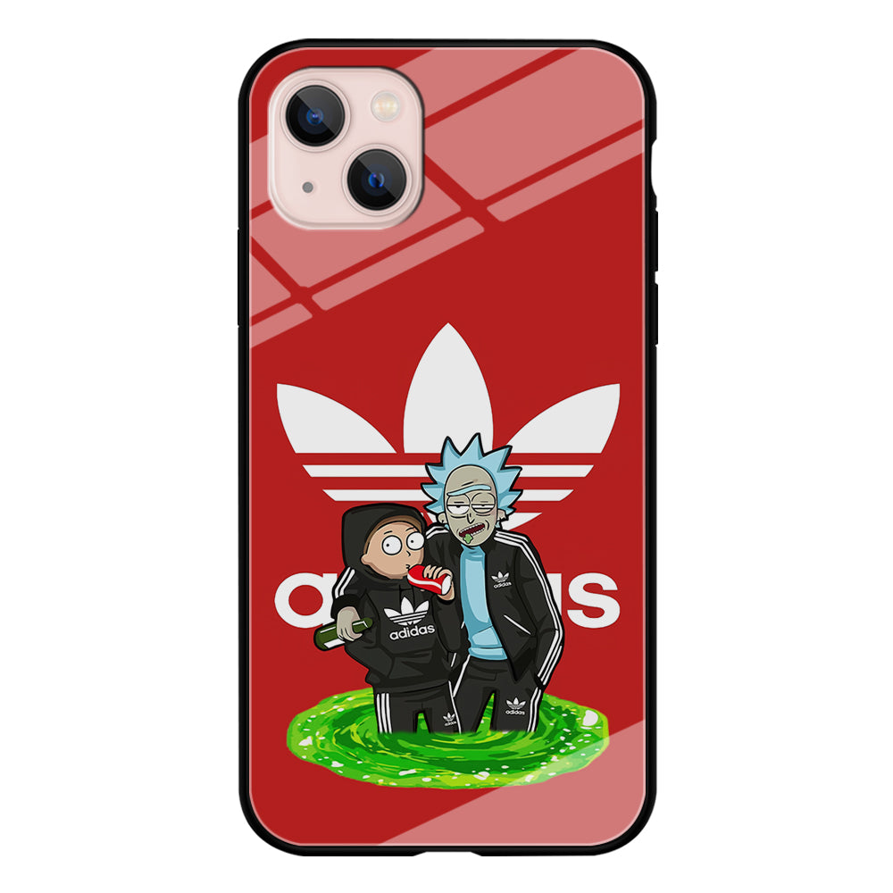 Adidas Rick and Morty Portal iPhone 13 Mini Case