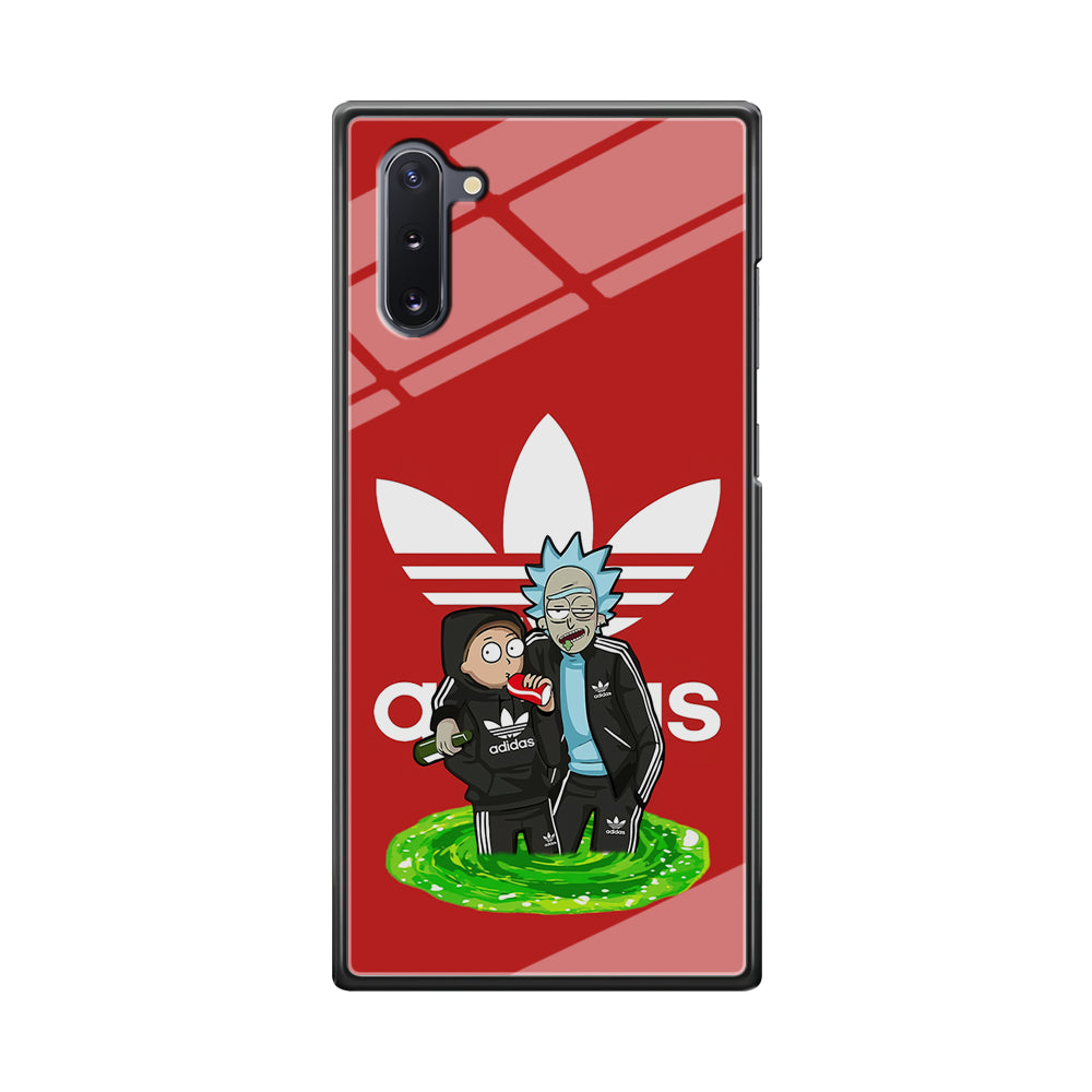 Adidas Rick and Morty Portal Samsung Galaxy Note 10 Case