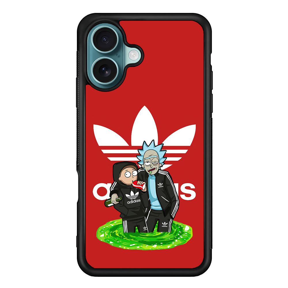 Adidas Rick and Morty Portal iPhone 16 Case - Altracase