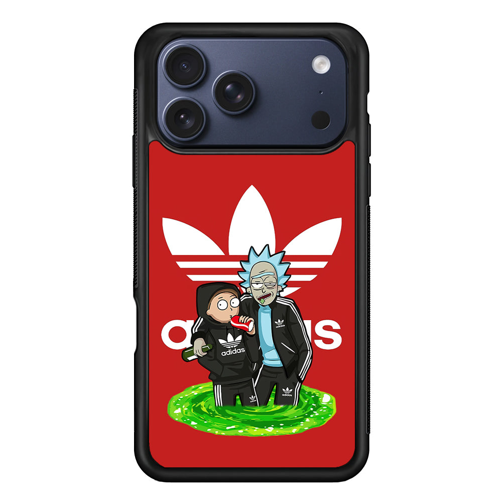 Adidas Rick and Morty Portal iPhone 17 Pro Case - Altracase