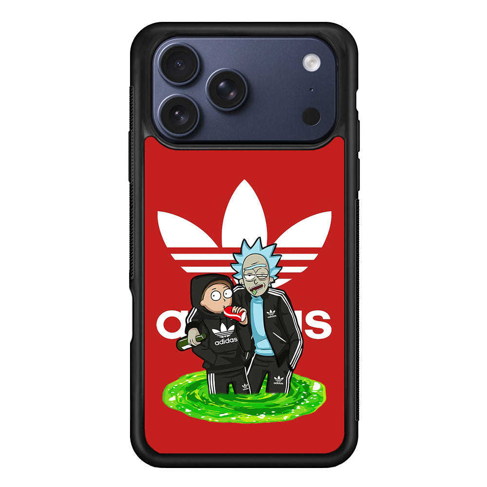 Adidas Rick and Morty Portal iPhone 17 Pro Max Case - Altracase