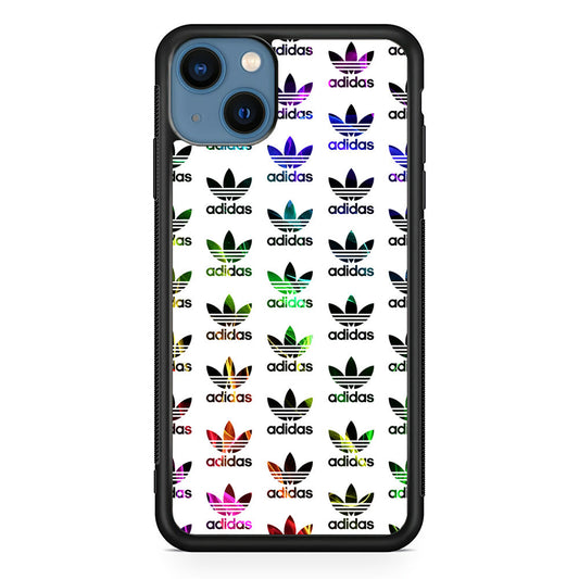 Adidas Smoke Colorful Pattern iPhone 15 Case