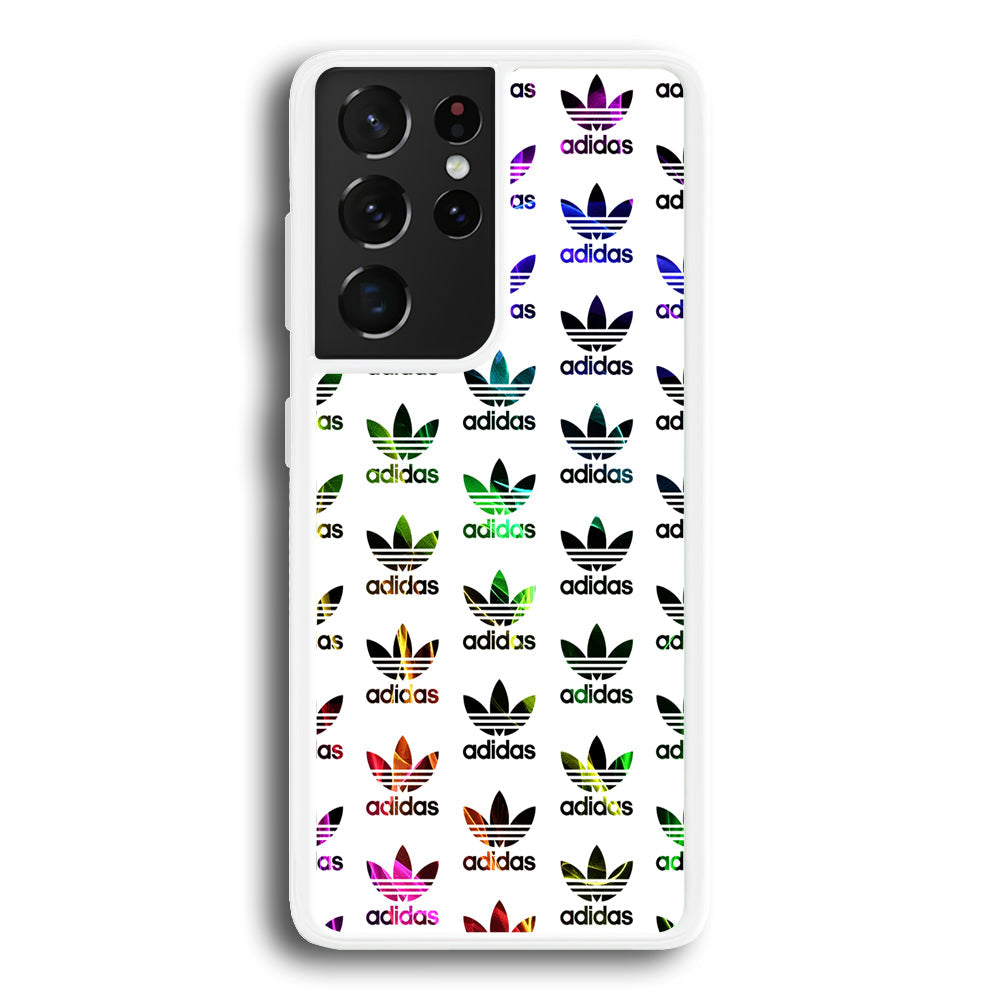 Adidas Smoke Colorful Pattern Samsung Galaxy S23 Ultra Case