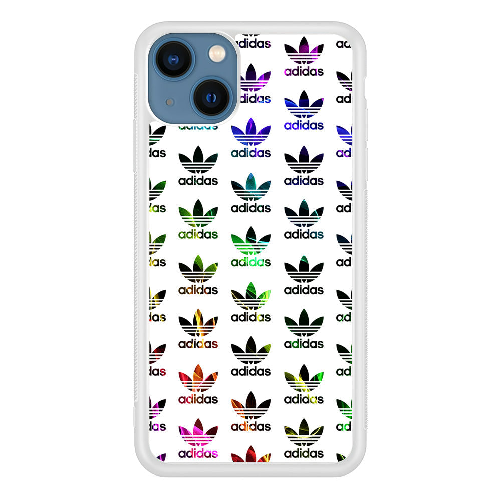 Adidas Smoke Colorful Pattern iPhone 15 Plus Case