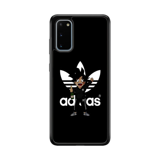 Adidas Son Goku Drink Samsung Galaxy S20 Case-Mobile Phone Case-Rubber Black (2D Case)-Altracase