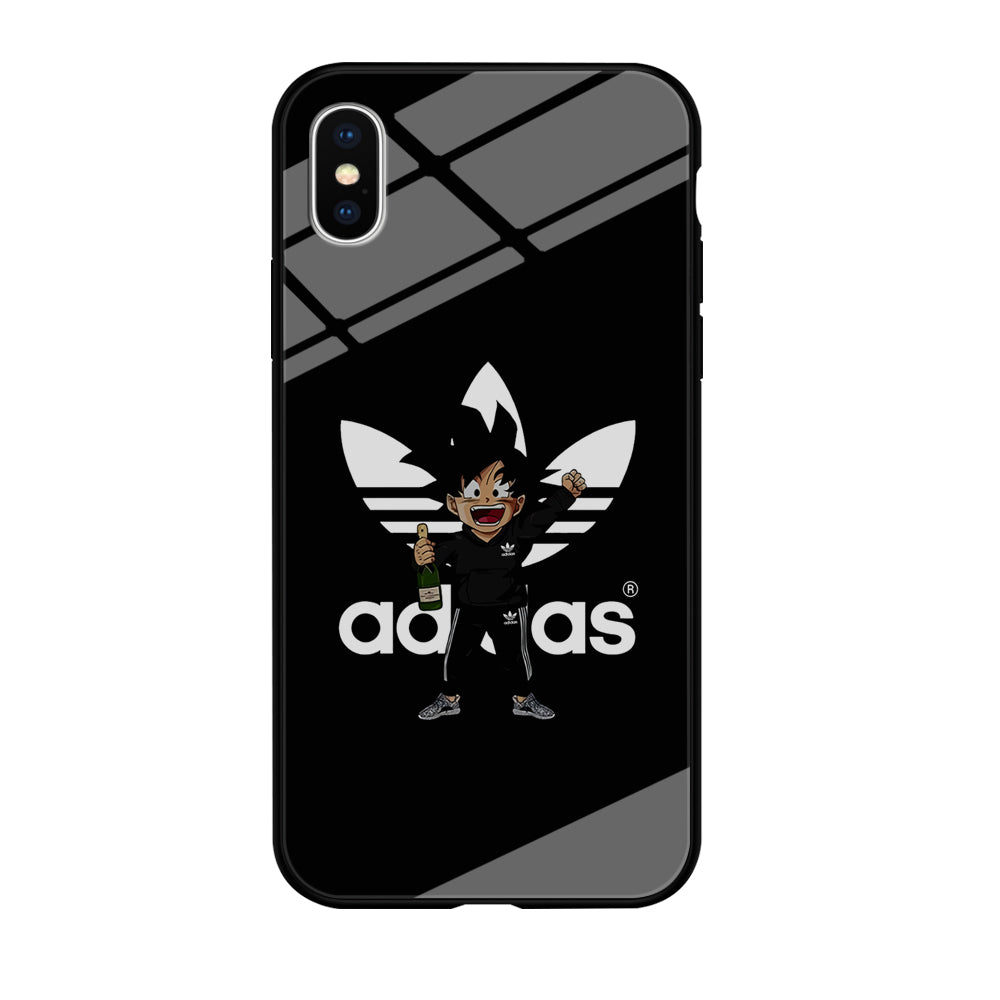 Adidas Son Goku Drink iPhone Xs Case