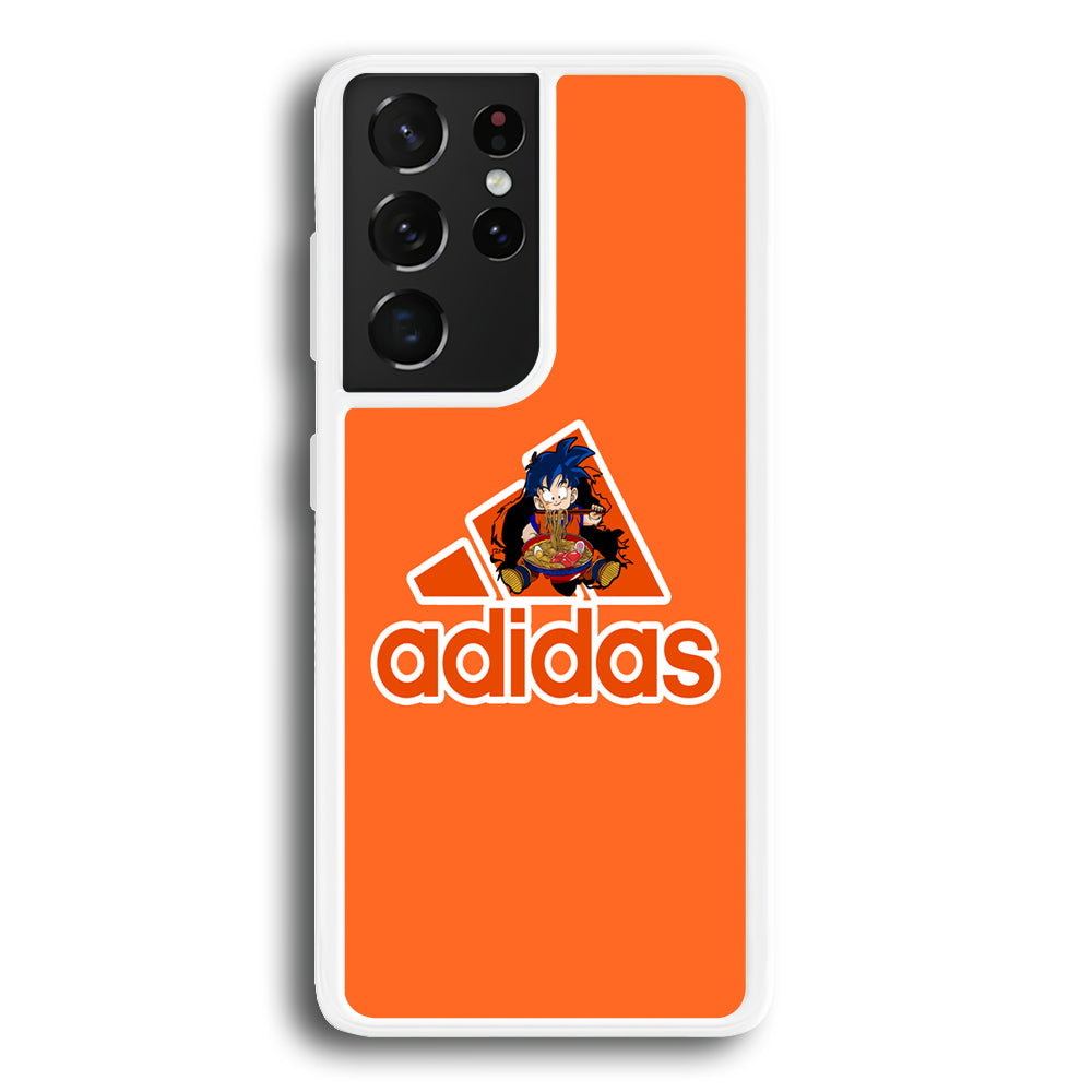 Adidas Son Goku Eats Ramen Samsung Galaxy S22 Ultra Case