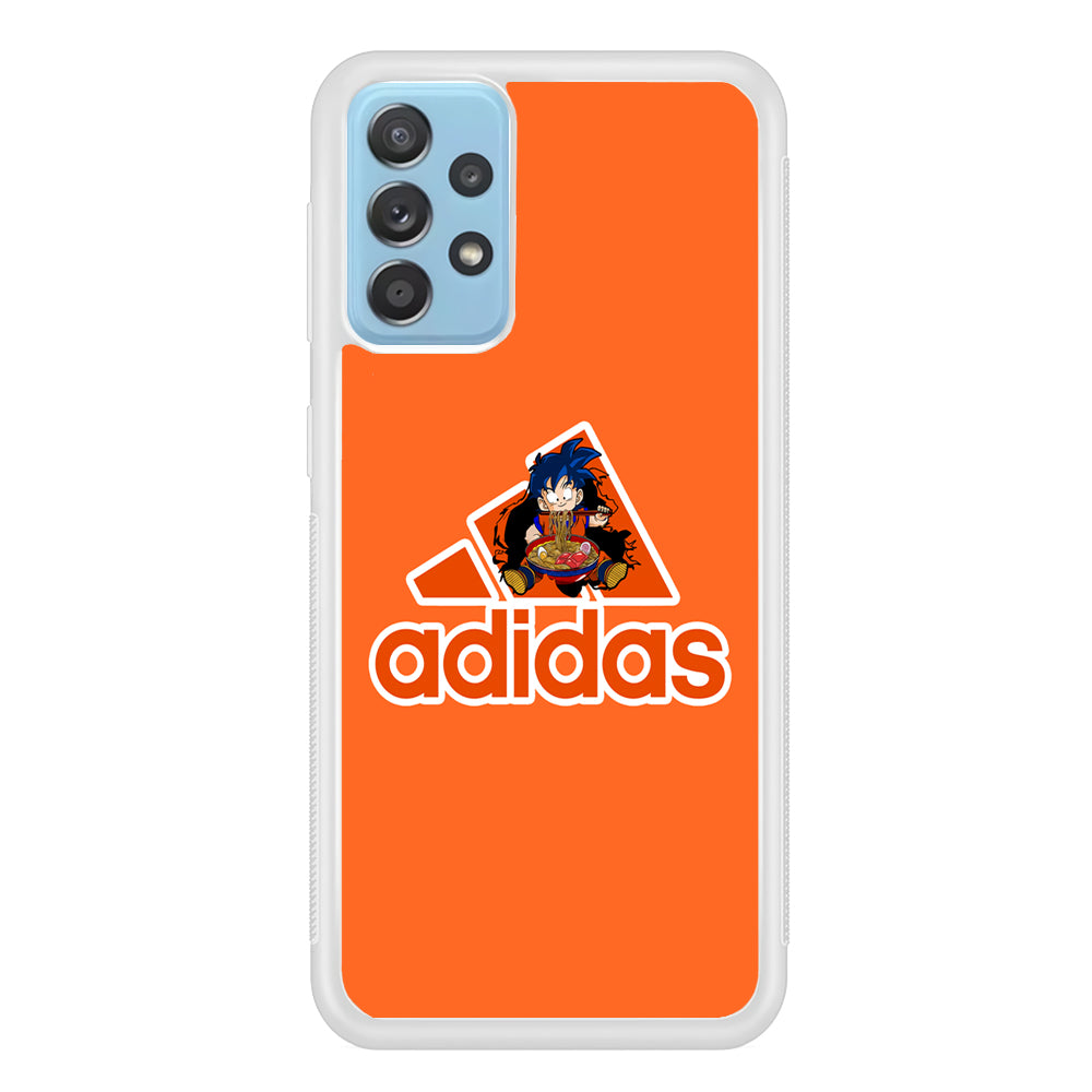 Adidas Son Goku Eats Ramen Samsung Galaxy A72 Case