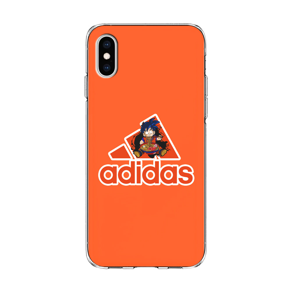 Adidas Son Goku Eats Ramen iPhone Xs Case