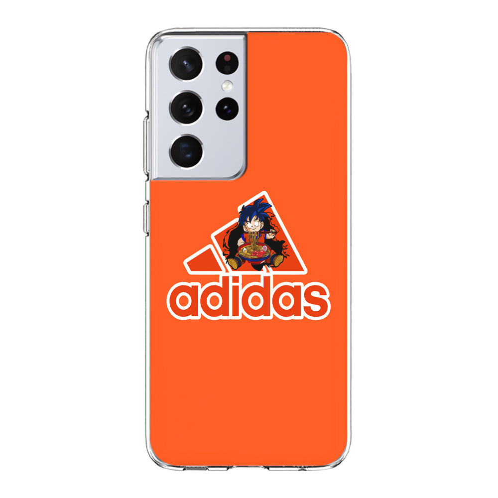 Adidas Son Goku Eats Ramen Samsung Galaxy S22 Ultra Case