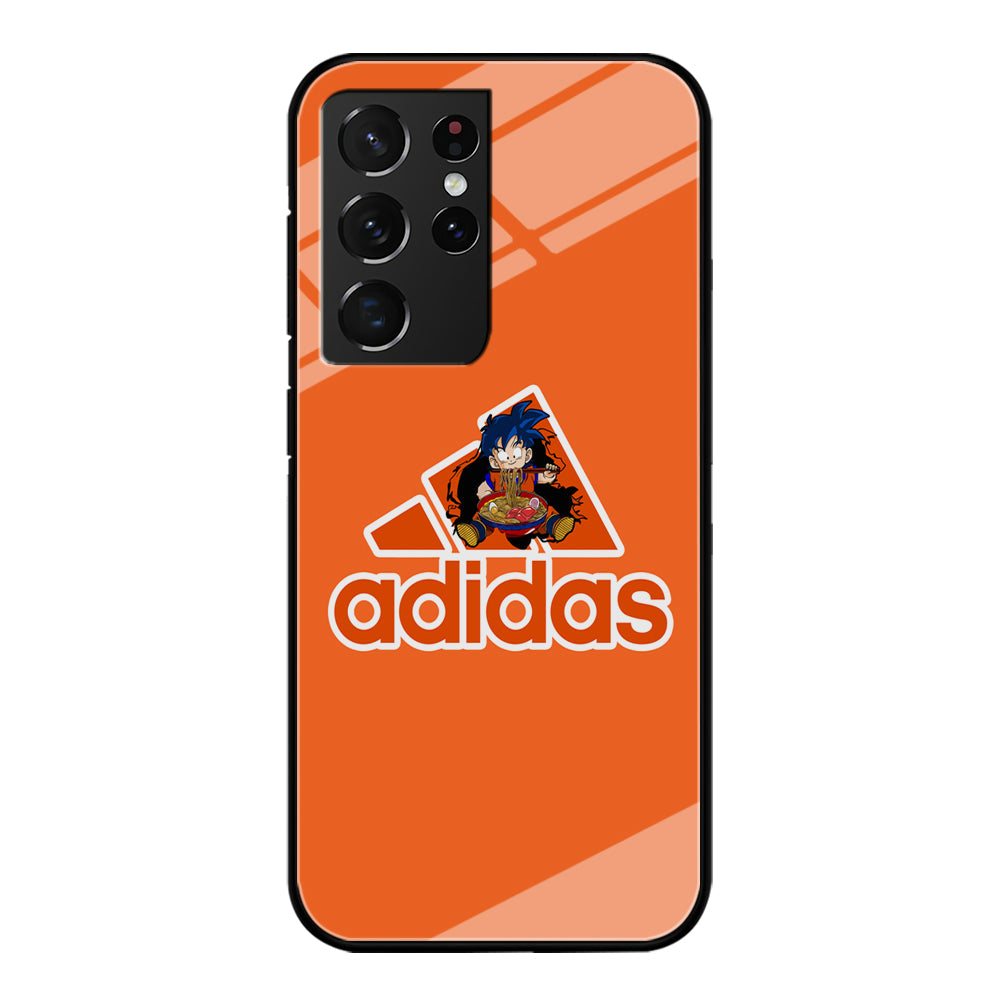 Adidas Son Goku Eats Ramen Samsung Galaxy S22 Ultra Case