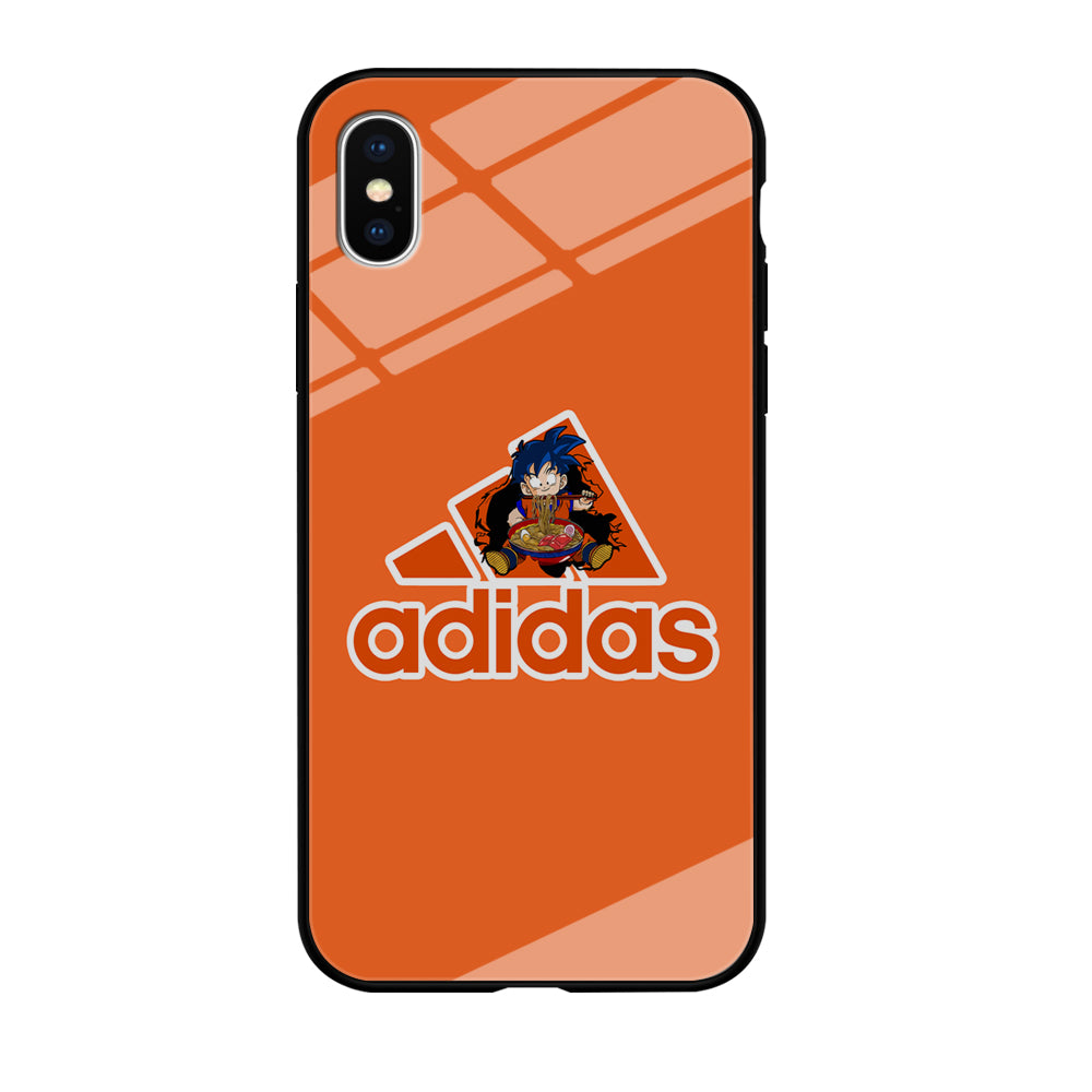 Adidas Son Goku Eats Ramen iPhone Xs Case