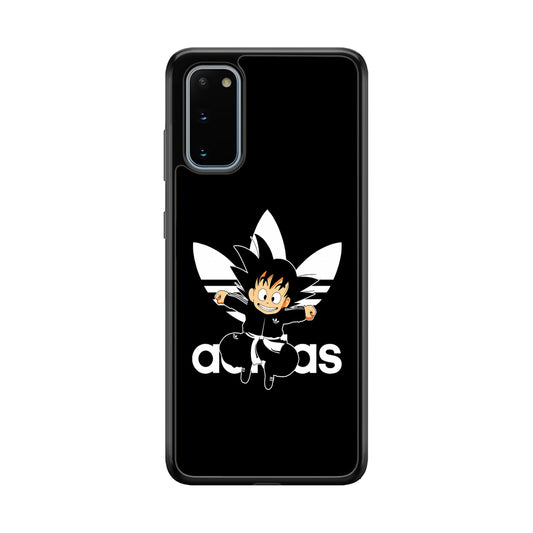 Adidas Son Goku Jump Samsung Galaxy S20 Case-Mobile Phone Case-Rubber Black (2D Case)-Altracase