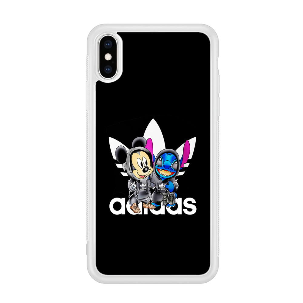 Adidas Stitch X Mickey Mouse iPhone Xs Case