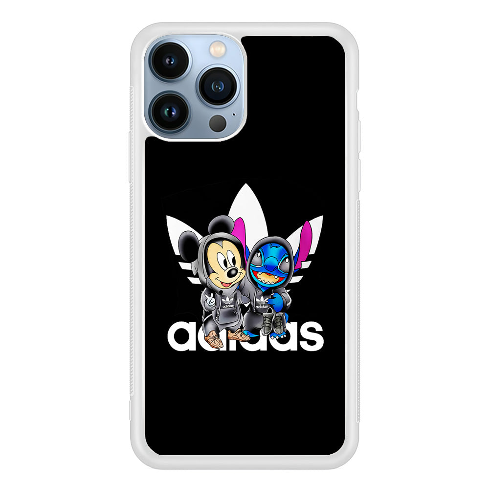 Adidas Stitch X Mickey Mouse iPhone 13 Pro Max Case