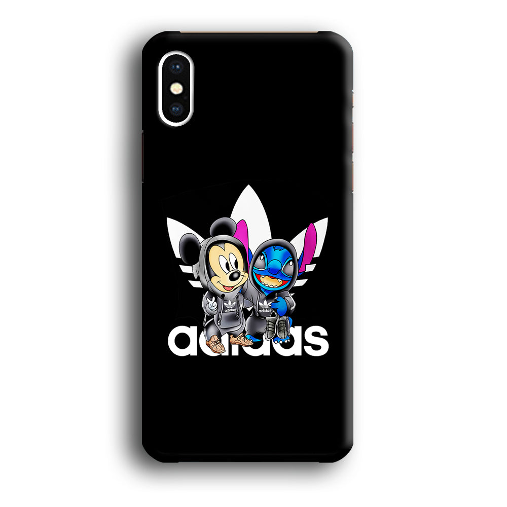 Adidas Stitch X Mickey Mouse iPhone Xs Case