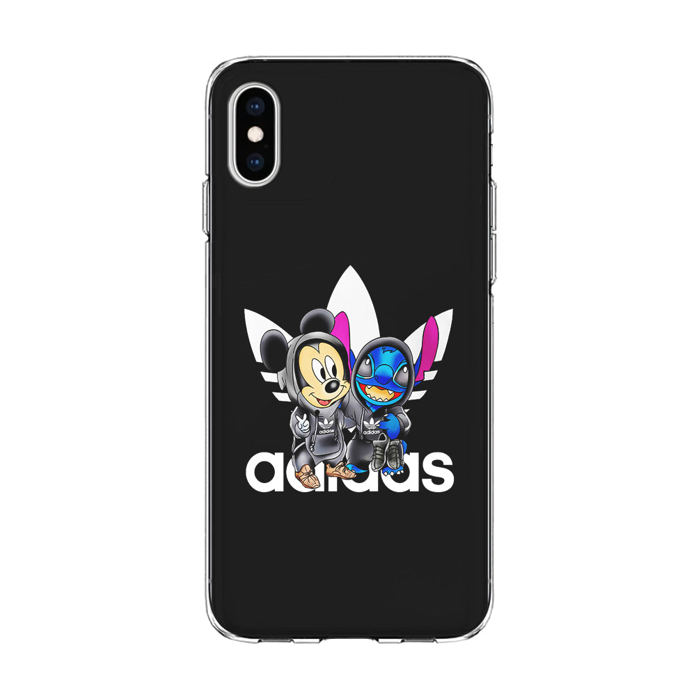 Adidas Stitch X Mickey Mouse iPhone Xs Case