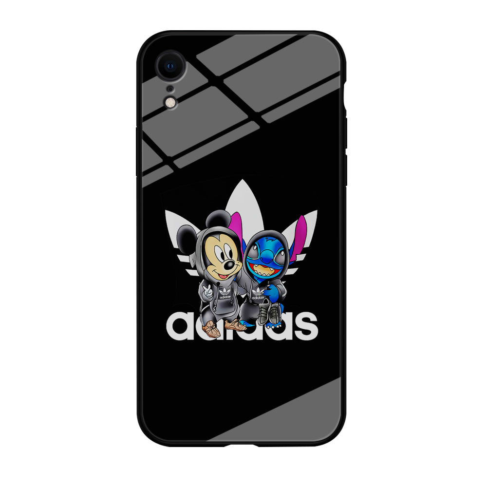 Adidas Stitch X Mickey Mouse iPhone XR Case