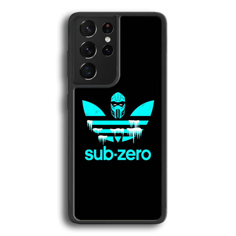 Adidas Sub Zero Samsung Galaxy S24 Ultra Case-Mobile Phone Case-Rubber Black (2D Case)-Altracase