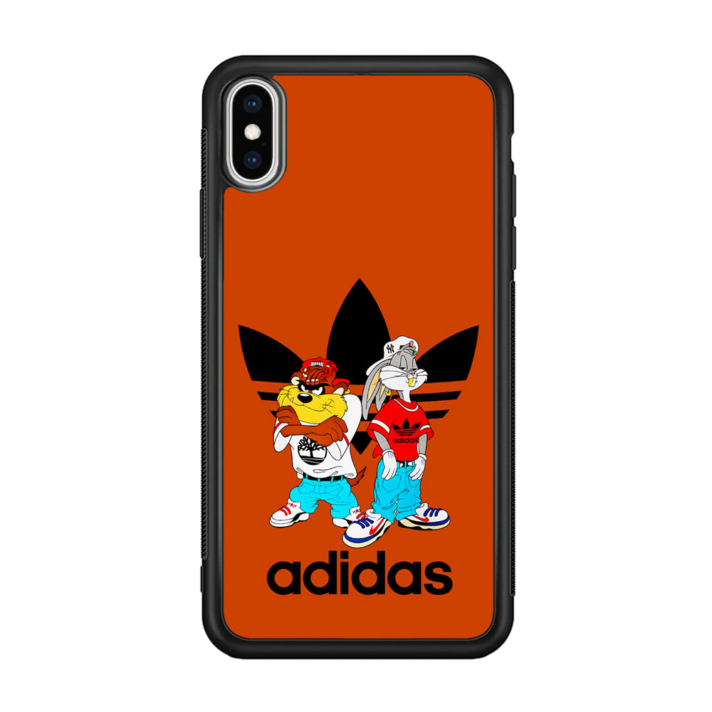 Adidas Taz And Bugs iPhone Xs Case