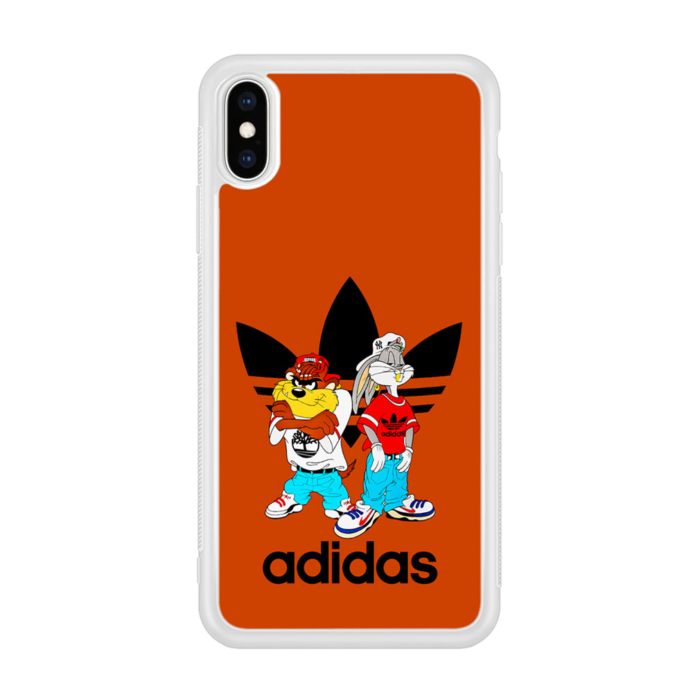 Adidas Taz And Bugs iPhone Xs Case