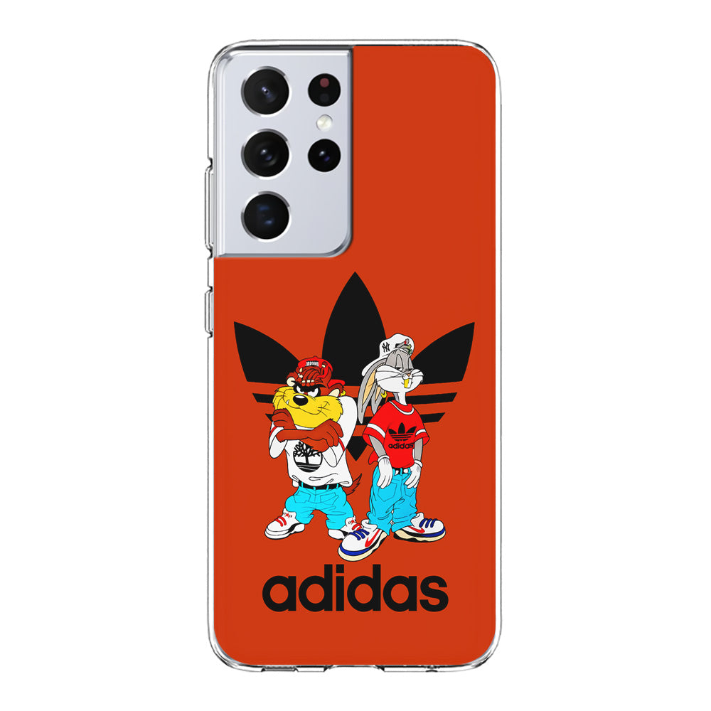 Adidas Taz And Bugs Samsung Galaxy S23 Ultra Case