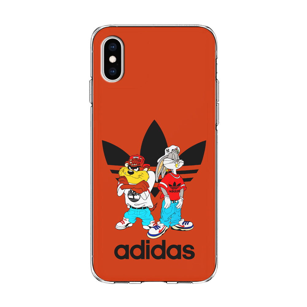 Adidas Taz And Bugs iPhone Xs Case