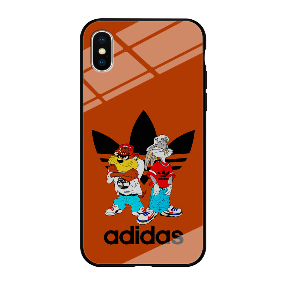 Adidas Taz And Bugs iPhone Xs Case