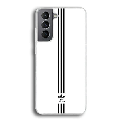 Adidas White Three Lines Samsung Galaxy S23 Case