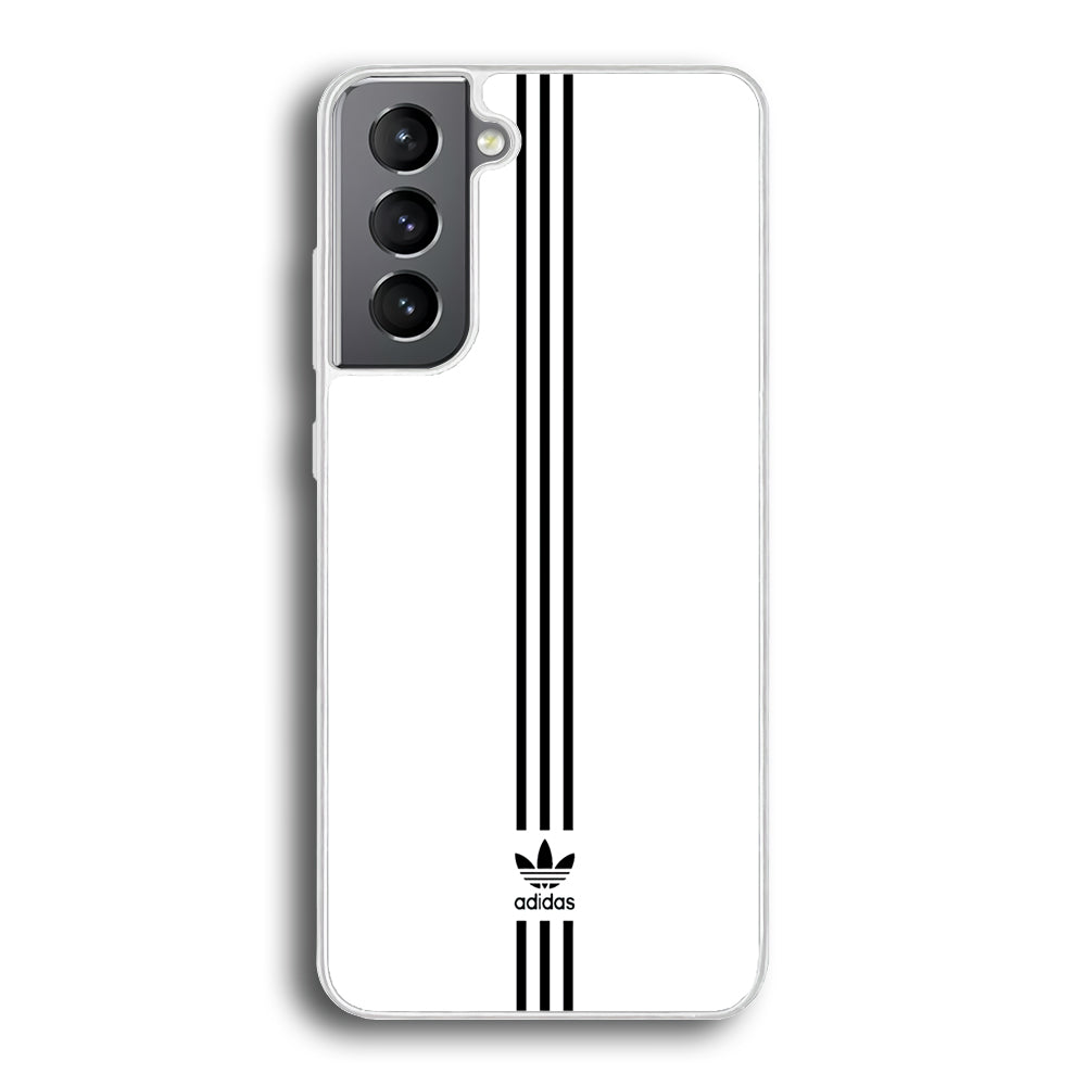 Adidas White Three Lines Samsung Galaxy S22 Case