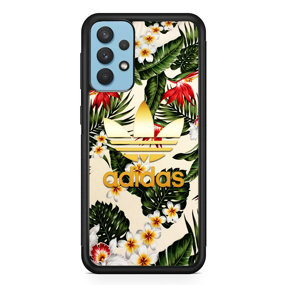 Adidas Nature Fusion Samsung Galaxy A32 Case-Mobile Phone Case-Rubber Black (2D Case)-Altracase