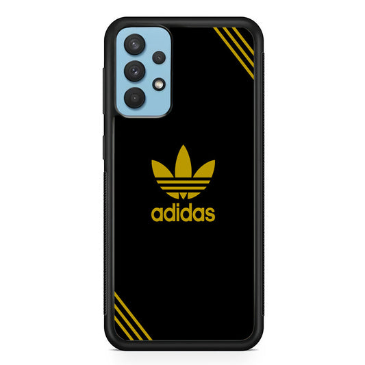 Adidas Yellow Color Samsung Galaxy A32 Case-Mobile Phone Case-Rubber Black (2D Case)-Altracase