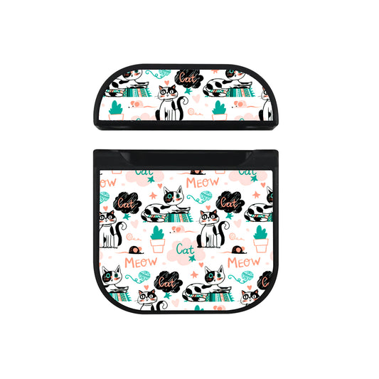 Adorable Cat and Mouse Pattern Apple AirPods Case - Altracase