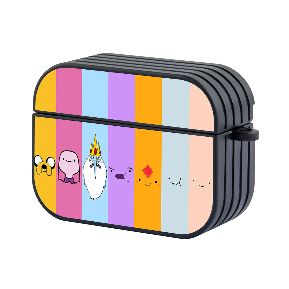 Adventure Time All Characters Face Apple AirPods Pro 3 Case-AirPods Pro 3 Case-Altracase