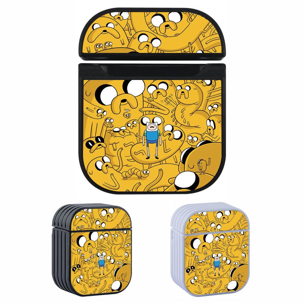 Adventure Time Jake in Various Forms Apple AirPods Case-AirPod Case-Altracase